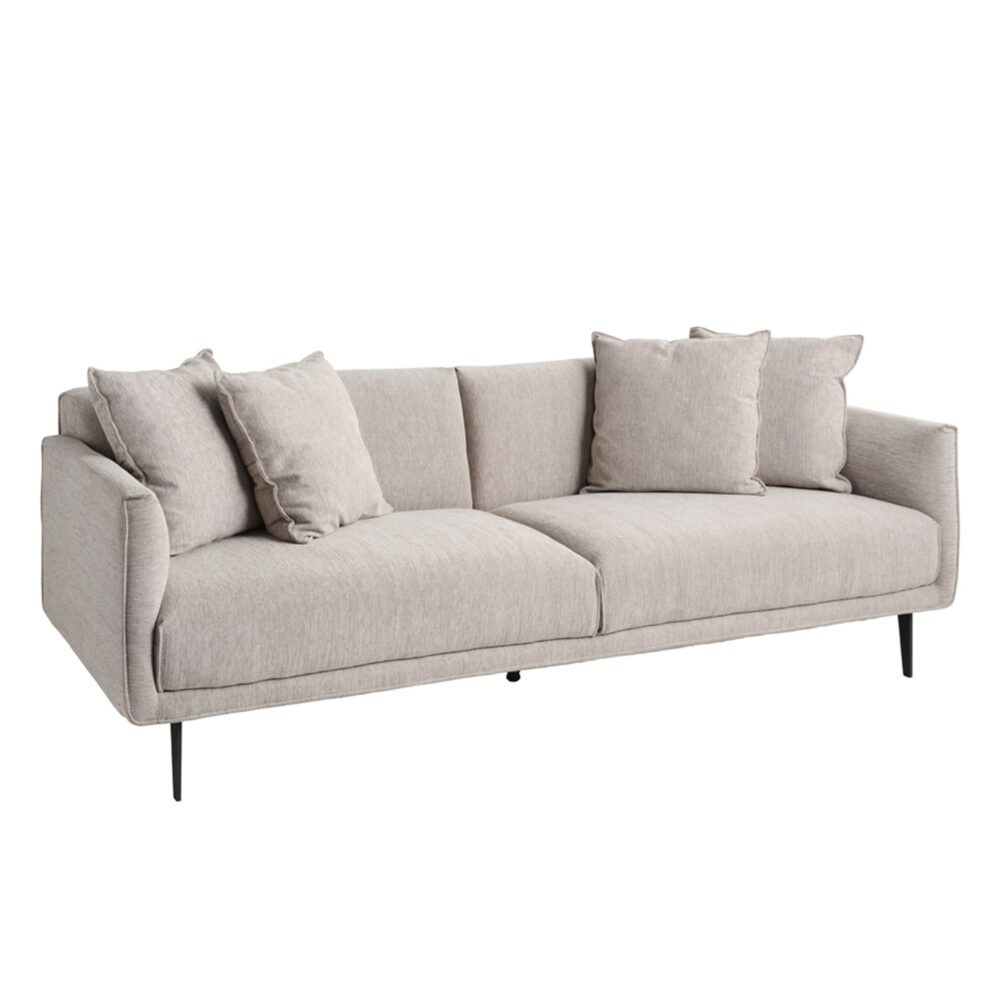 Strata 3-Seater Fabric Sofa: Retro - Image 8