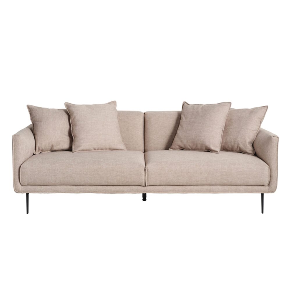 Strata 3-Seater Fabric Sofa: Retro - Image 11