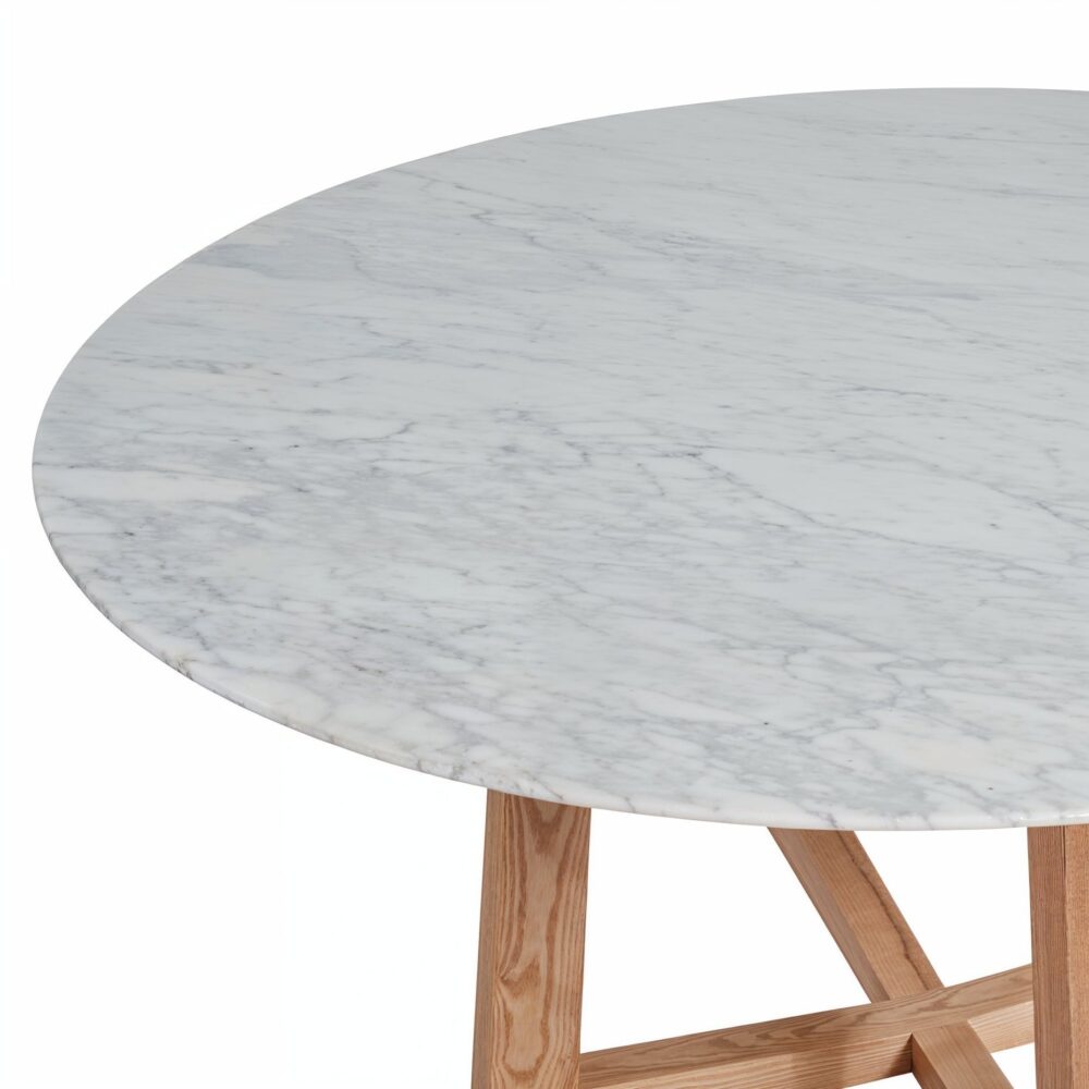 Carlos Marble Dining Table 150cm - Image 3