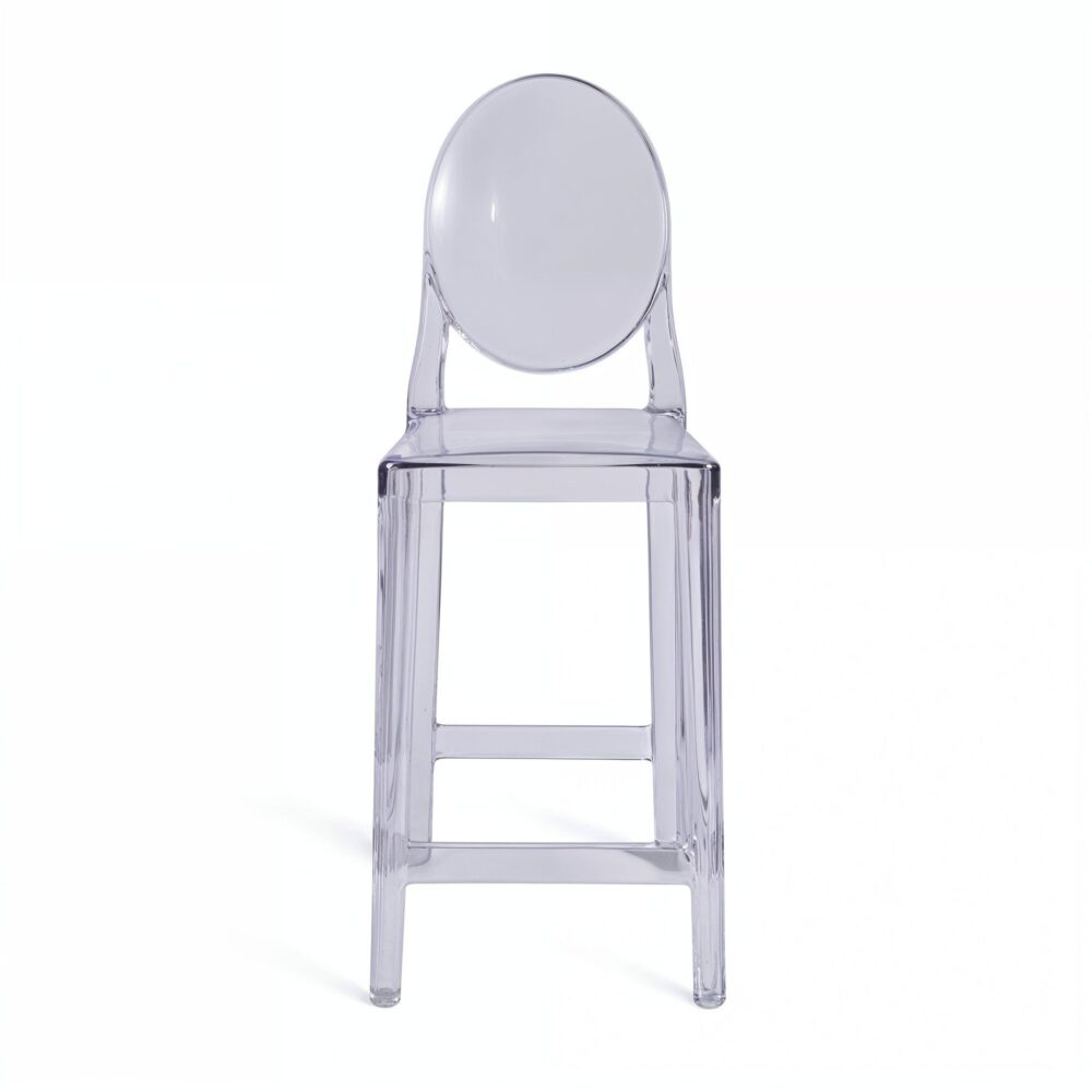 Ghost Bar Stool With Back Clear - Image 2