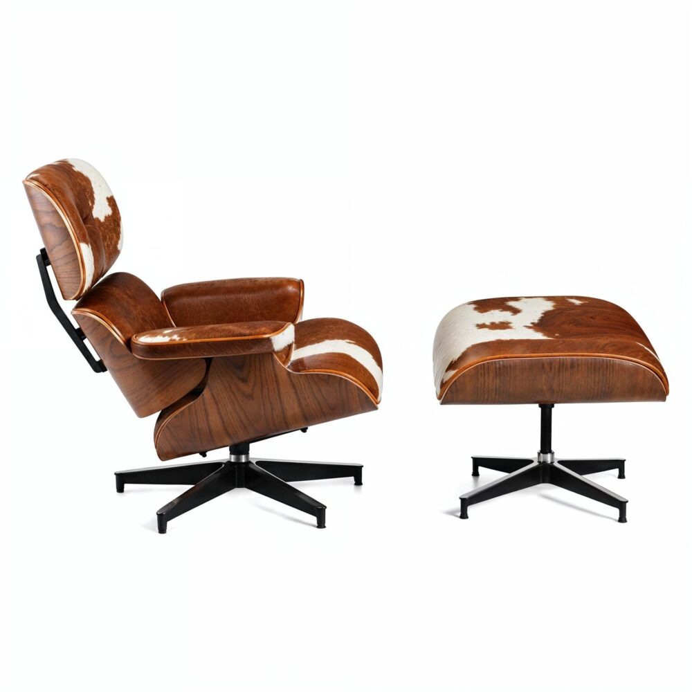 Eames Cowhide Chair Brown - Image 3