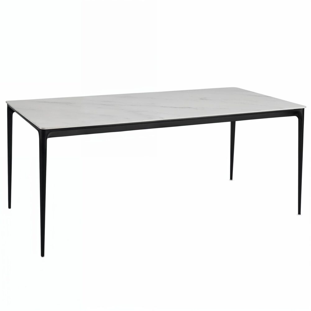 Megan Ceramic Dining Table 160cm White - Image 2