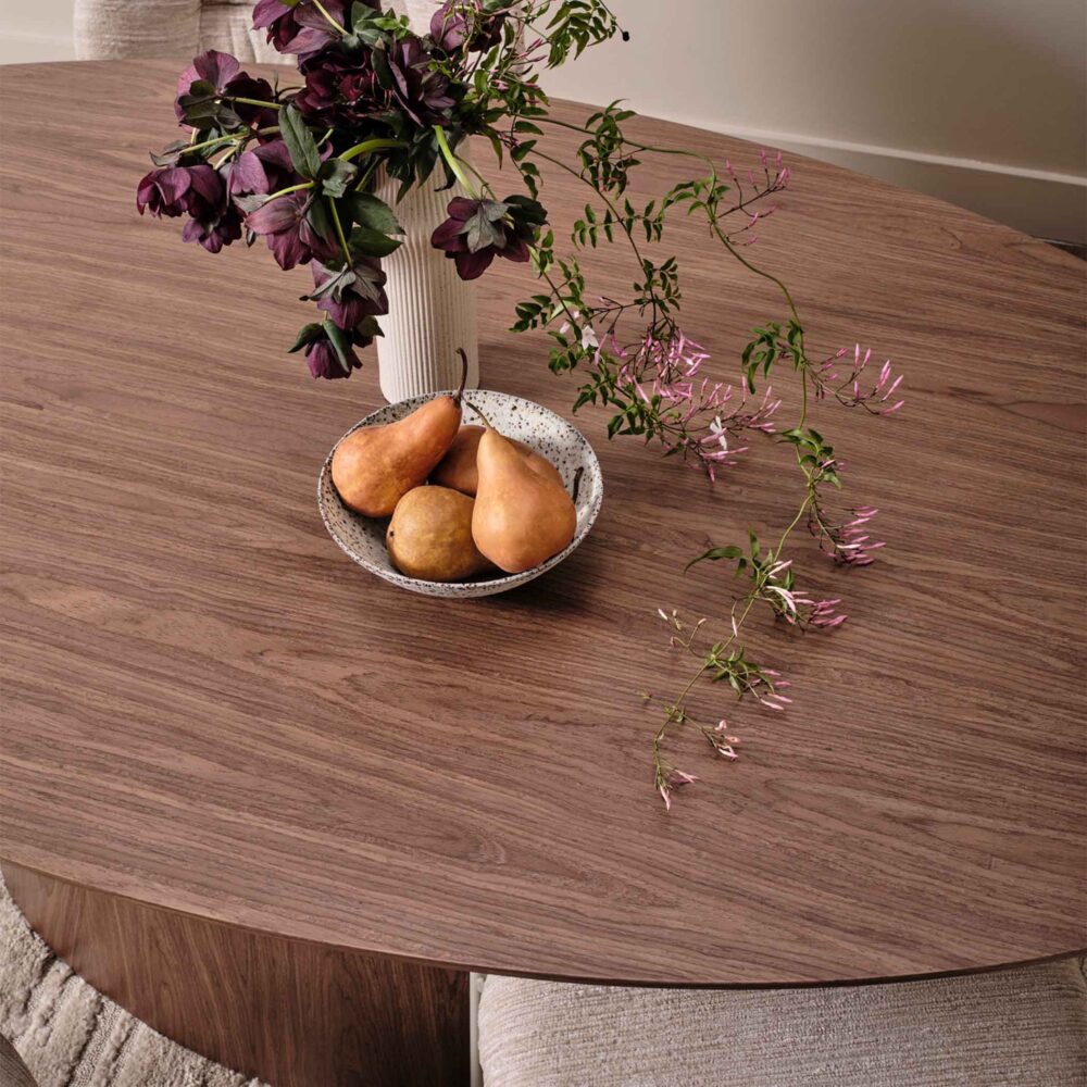 Eclipse Oval Dining Table Walnut - Image 6