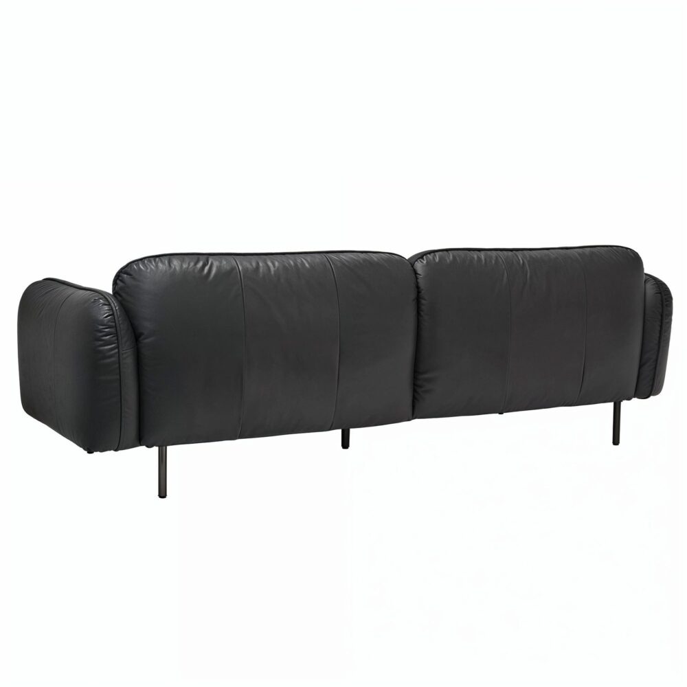 Jasper 3-Seater Leather Sofa - Image 3