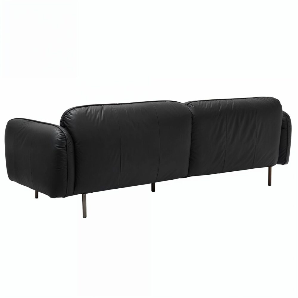 Jasper 3-Seater Leather Sofa - Image 8